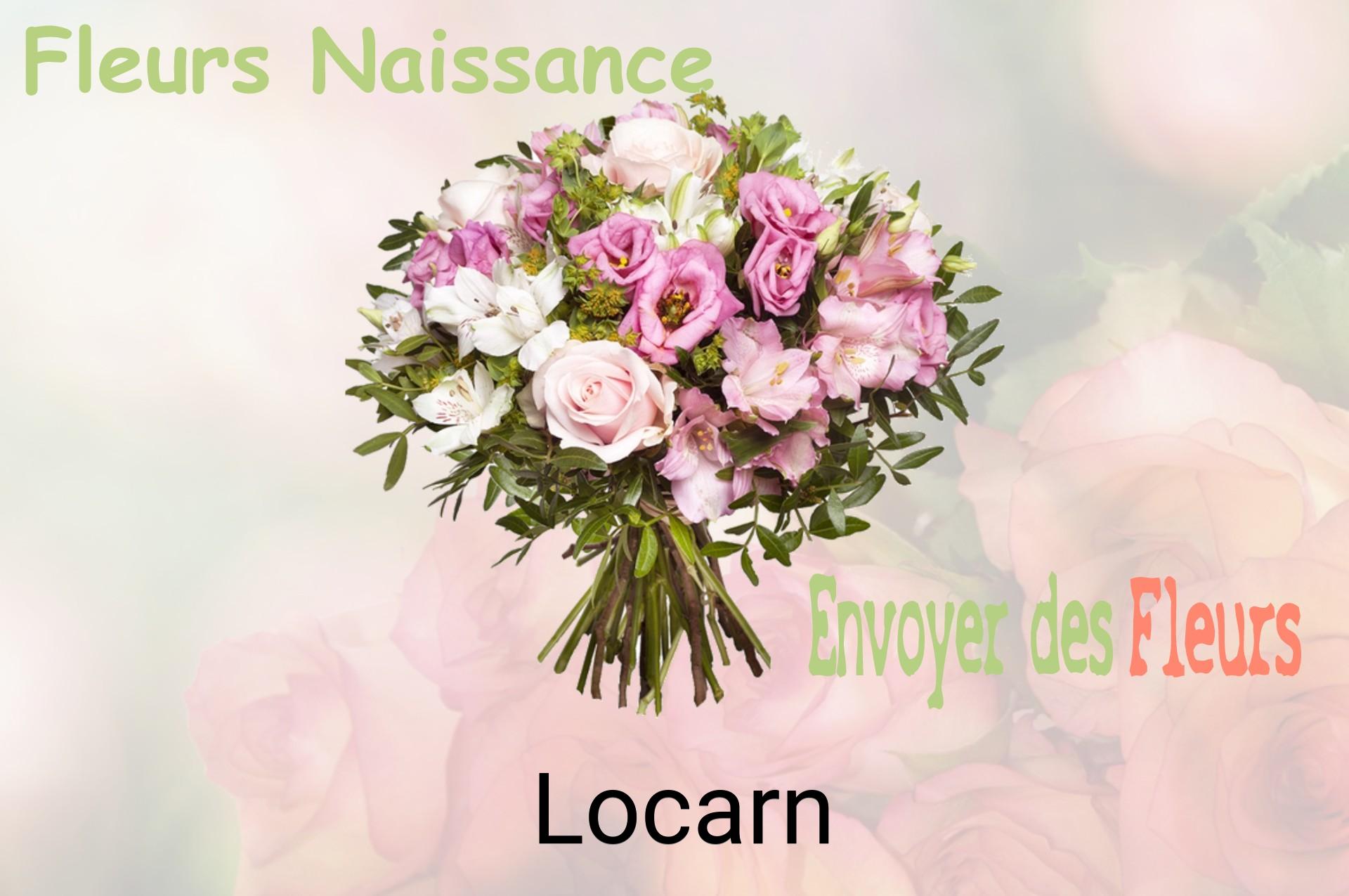 Bouquet de fleurs de naissance livré à Locarn